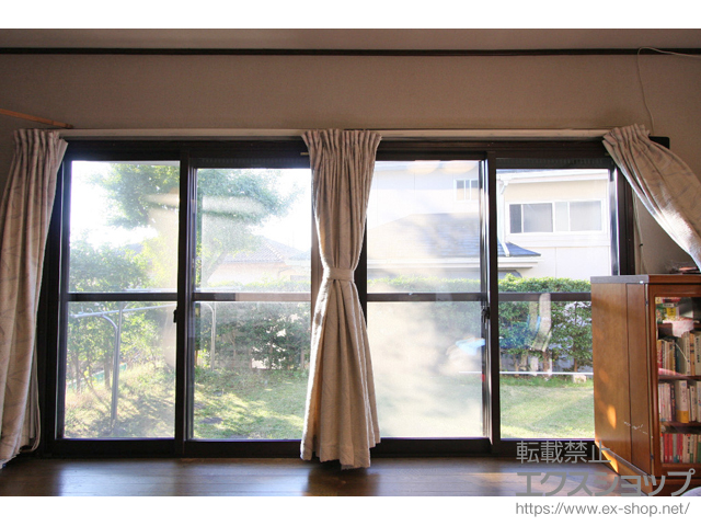 神奈川県厚木市のの二重窓（内窓） インプラス ダストバリア仕様 引違い窓 2枚建 施工例