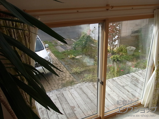 北海道千歳市のの二重窓（内窓） インプラス ダストバリア仕様 引違い窓 2枚建 施工例