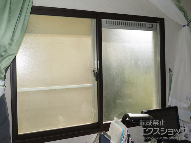 栃木県下都賀郡野木町のの二重窓（内窓） インプラス ダストバリア仕様 引違い窓 2枚建 施工例