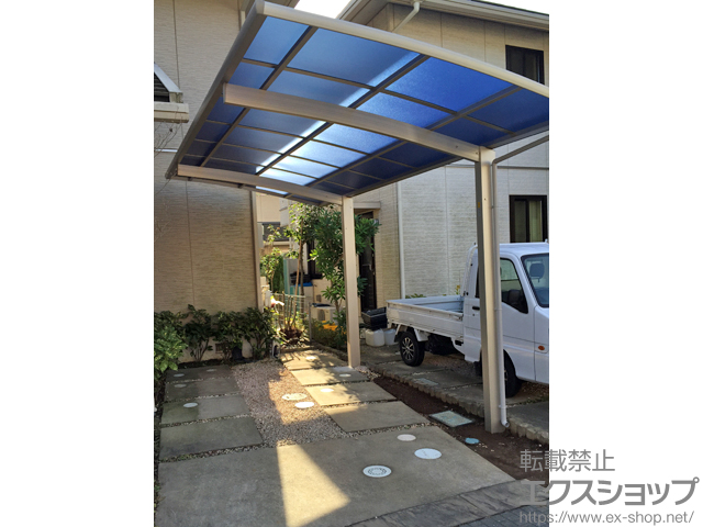 茨城県守谷市ののカーポート プレシオスポート 積雪〜20cm対応 施工例