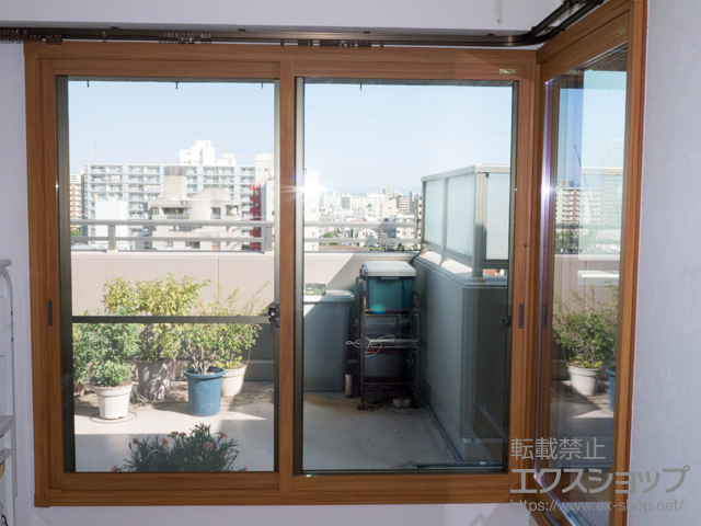 愛知県名古屋市のの二重窓（内窓） インプラス ダストバリア仕様 引違い窓 2枚建 施工例