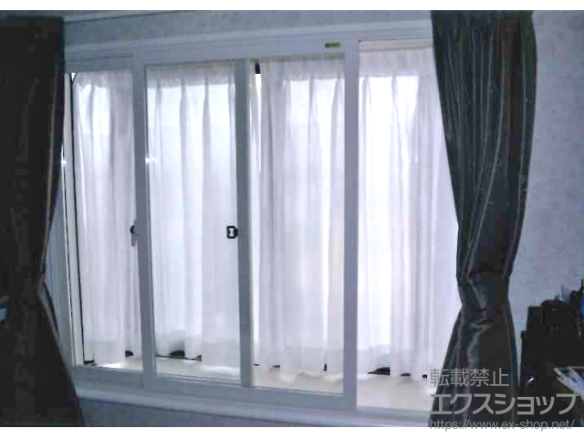 東京都江戸川区のの二重窓（内窓） インプラス ダストバリア仕様 引違い窓 2枚建 施工例