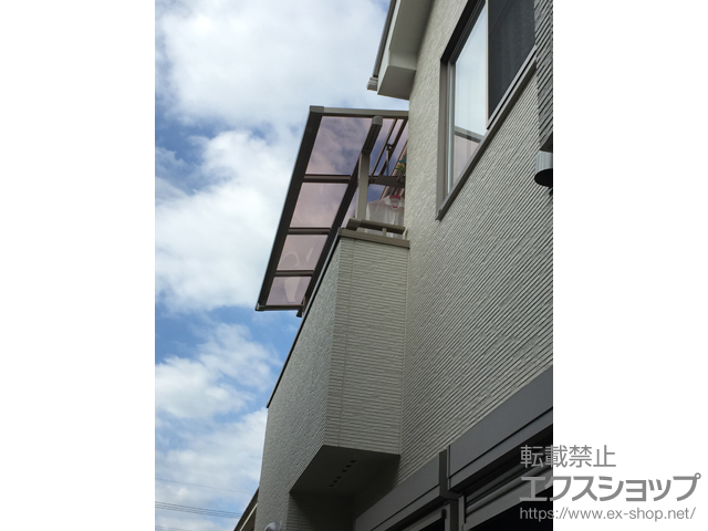 埼玉県所沢市ののバルコニー・ベランダ屋根 スピーネ F型 屋根タイプ 単体 積雪〜20cm対応 施工例