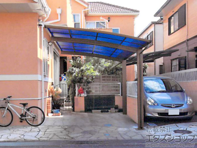 埼玉県草加市ののカーポート プレシオスポート 積雪〜20cm対応 施工例