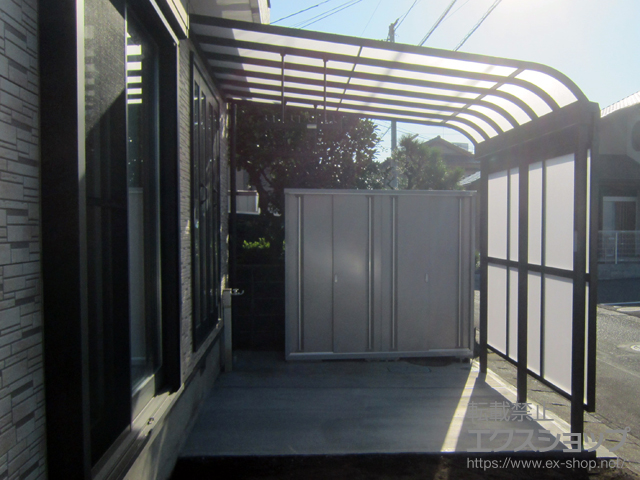 静岡県沼津市のの物置・屋外倉庫 シンプリー 一般型（MJX-216E AR ） 施工例