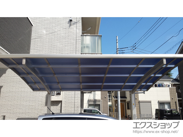 神奈川県相模原市ののカーポート プレシオスポート 積雪〜20cm対応 施工例