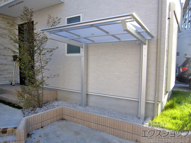 東京都多摩市ののサイクルポート・駐輪場 ネスカFミニ (フラットスタイル) 積雪〜20cm対応 施工例