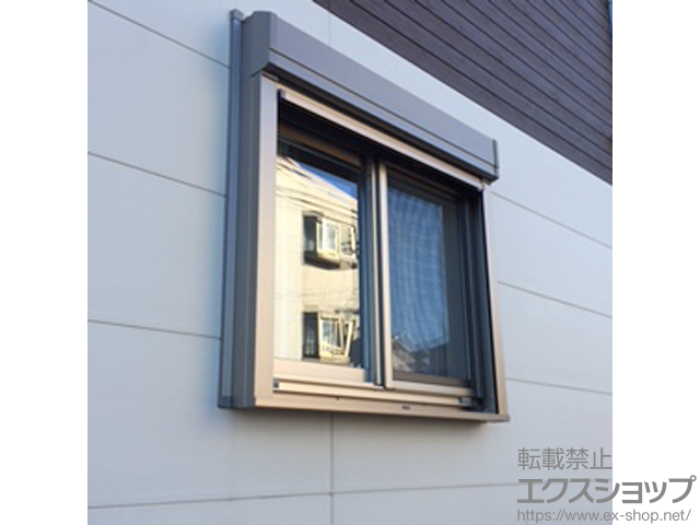 静岡県磐田市のLIXIL リクシル（トステム）の窓シャッター リフォームシャッター イタリヤ 手動式 施工例