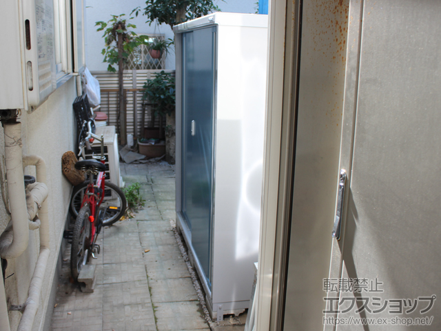 神奈川県横浜市のの物置・屋外倉庫 シンプリー 一般型(MJX-157D AB) 施工例