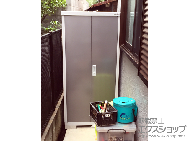 東京都大田区のの物置・屋外倉庫 アイビーストッカー（BJX-099E PG） 施工例