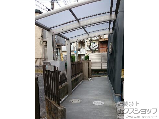 東京都世田谷区ののサイクルポート・駐輪場 プレシオスポート ミニ 積雪〜20cm対応 施工例