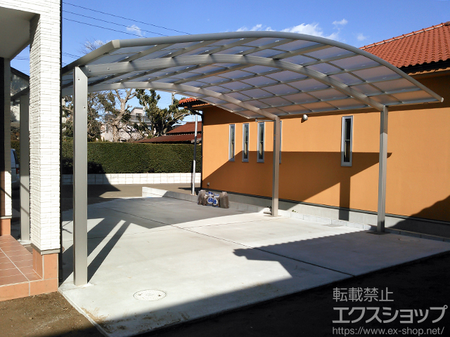 千葉県八街市ののカーポート レイナツインポートグラン 積雪〜20cm対応 施工例