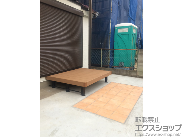 千葉県千葉市ののウッドデッキ リウッドデッキ 200 施工例