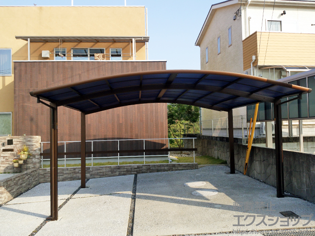 福岡県飯塚市ののカーポート レイナツインポートグラン　積雪〜20cm対応 施工例