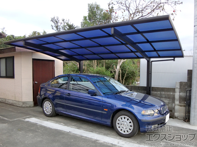徳島県板野郡北島町ののカーポート プレシオスポート 積雪〜20cm対応 施工例