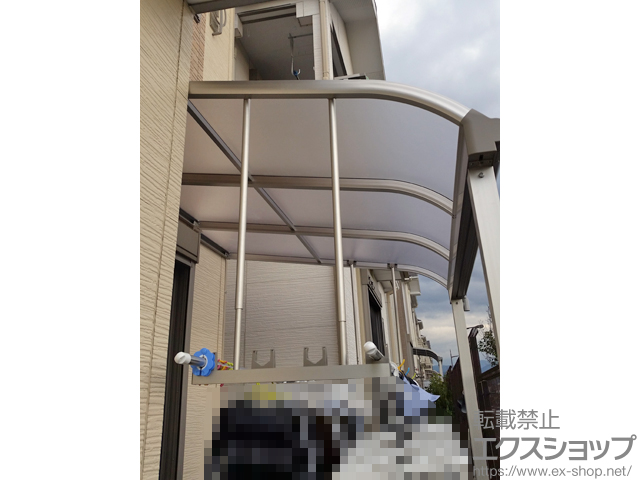 大阪府和泉市ののテラス屋根 ヴェクターテラス R型 テラスタイプ 単体 積雪〜20cm対応 施工例