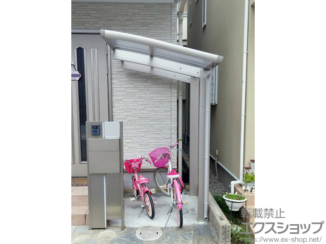 大阪府堺市ののサイクルポート・駐輪場 レイナポートグランミニ 積雪〜20cm対応 施工例