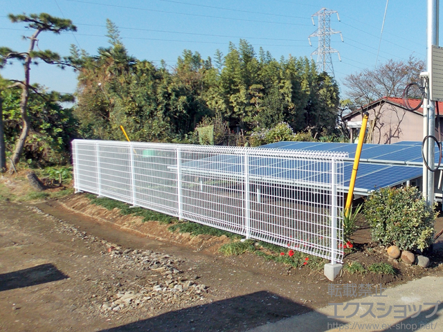埼玉県鴻巣市ののフェンス・柵 メッシュフェンス G10 施工例