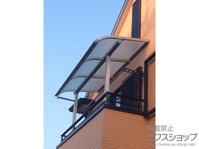 東京都国分寺市ののバルコニー・ベランダ屋根 ヴェクターテラス R型 屋根タイプ 単体 積雪〜20cm対応 施工例