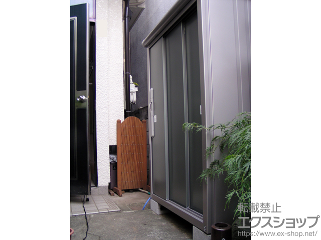 東京都文京区のの物置・屋外倉庫 エスモ 一般型（ESD-1005EGL SI） 施工例
