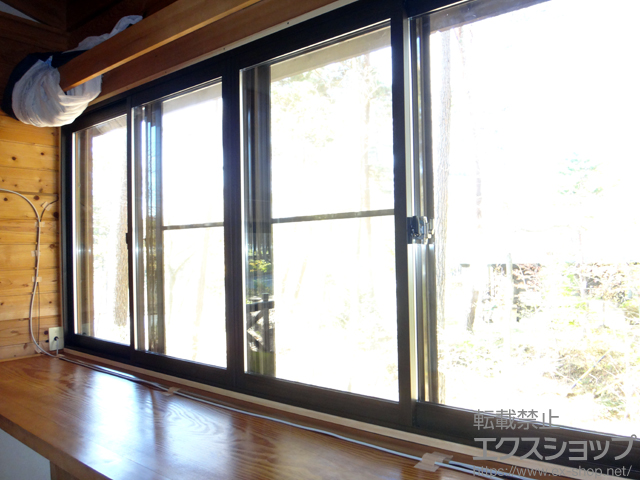 長野県茅野市のの二重窓（内窓） プラマードU 引違い窓 4枚建 施工例