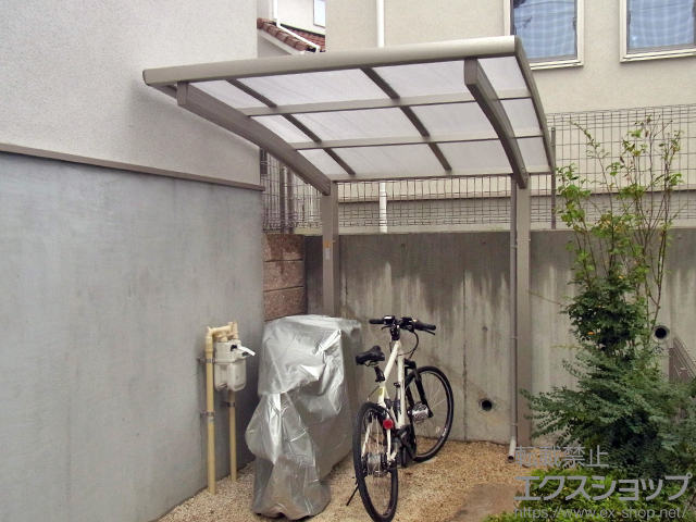 愛知県名古屋市ののサイクルポート・駐輪場 プレシオスポート ミニ 積雪〜20cm対応 施工例