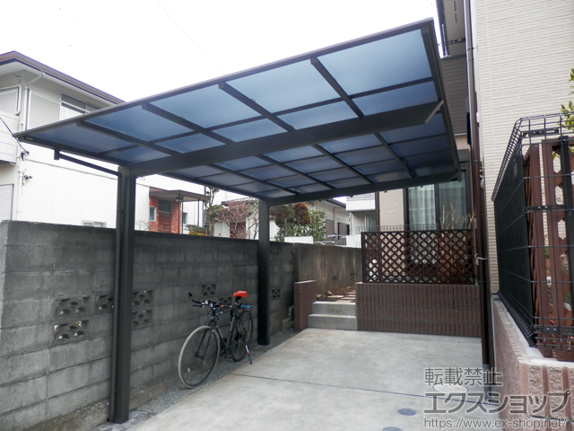 東京都八王子市ののカーポート ソリッドポート 積雪〜20cm対応 施工例