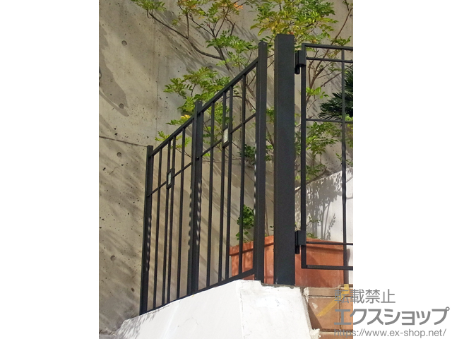 神奈川県横浜市ののフェンス・柵 ラフィーネ フェンス5型 間仕切りタイプ 施工例