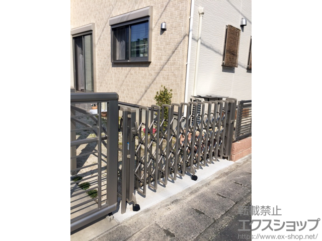 福岡県福岡市ののカーゲート レイオス1型 ノンレール 片開き 26S 施工例