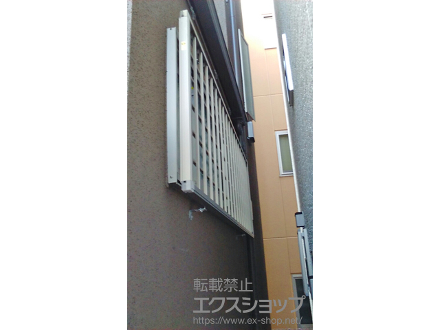 東京都品川区のLIXIL リクシル（トステム）の面格子・窓格子 アルミ面格子 井桁 施工例