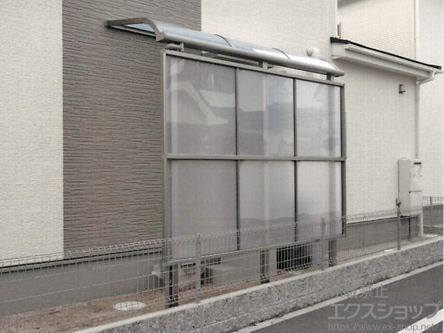 岡山県倉敷市のLIXIL(リクシル)テラス屋根施工例(スピーネ R型 テラス 