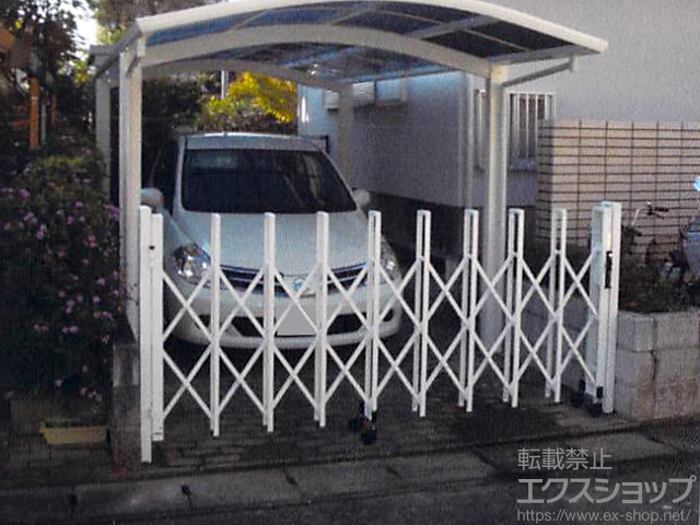 福岡県福岡市ののカーゲート トリップゲート RB型 ノンレール 片開き 27S 施工例