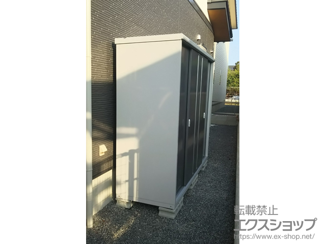 熊本県熊本市のの物置・屋外倉庫 シンプリー 一般型（MJX-217EP　PG） 施工例