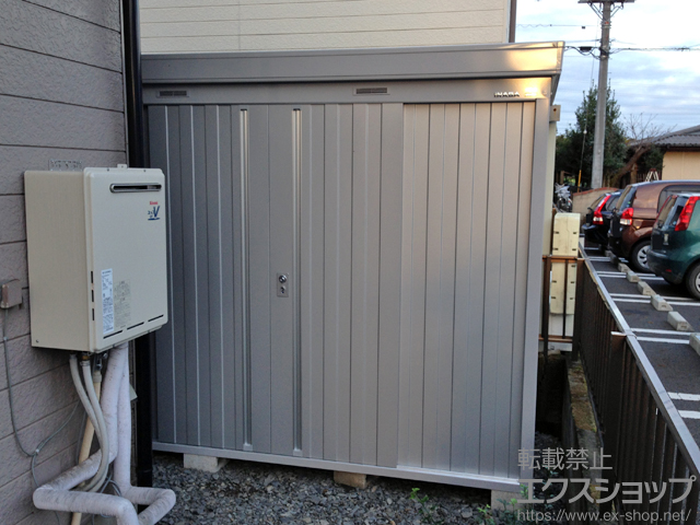 栃木県小山市のの物置・屋外倉庫 ネクスタ 一般型（NXN-26S FS） 施工例