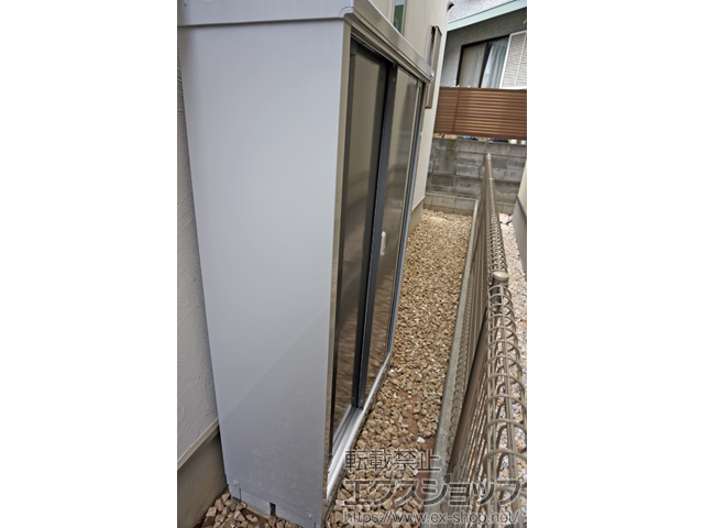 東京都国分寺市のの物置・屋外倉庫 シンプリー 一般型(MJX-114D-P-PG) 施工例