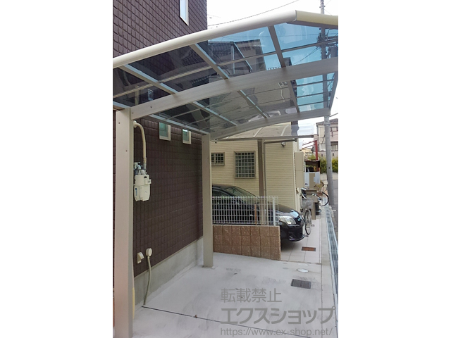 大阪府東大阪市ののカーポート レイナポートグラン　積雪〜20cm対応 施工例