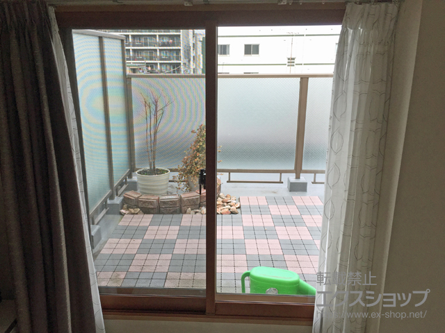 東京都中野区のの二重窓（内窓） インプラス ダストバリア仕様 引違い窓 2枚建 施工例