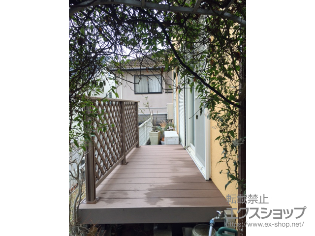 神奈川県横浜市ののウッドデッキ 樹ら楽ステージ 施工例