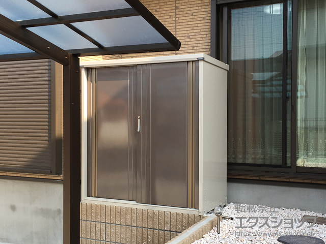 三重県四日市市のの物置・屋外倉庫 グランプレステージジャスト（M-157B F WB） 施工例