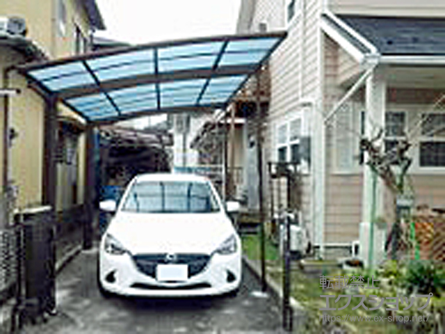 滋賀県近江八幡市ののカーポート レイナポートグラン　積雪〜20cm対応 施工例