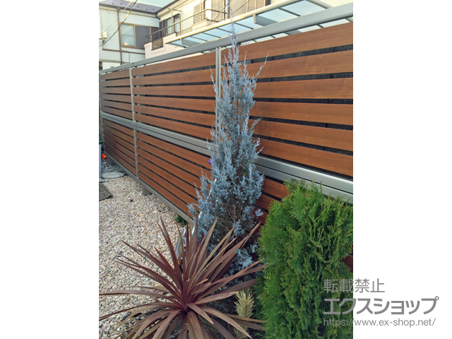 東京都三鷹市ののフェンス・柵 ルシアスフェンス F04型  自由柱 施工例