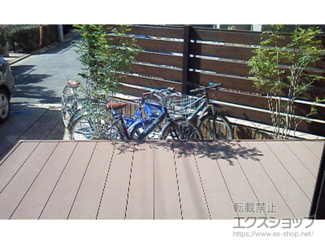 東京都小平市ののウッドデッキ リウッドデッキ 200 施工例