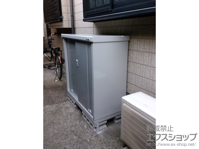 福岡県福岡市のの物置・屋外倉庫 シンプリー 一般型（MJX-115B-P-FS） 施工例