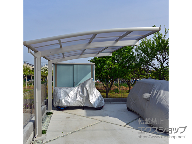 千葉県白井市ののカーポート レイナポートグラン 積雪〜20cm対応 施工例