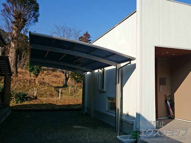 鹿児島県薩摩郡さつま町ののカーポート レイナポートグラン 延長　積雪〜20cm対応 施工例