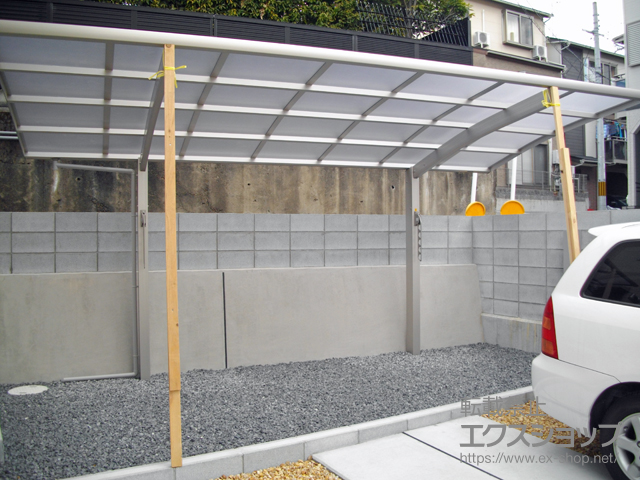 京都府京都市ののカーポート レイナポートグラン 積雪〜20cm対応 施工例