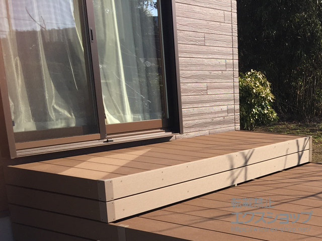 栃木県矢板市ののウッドデッキ リウッドデッキ 200 施工例