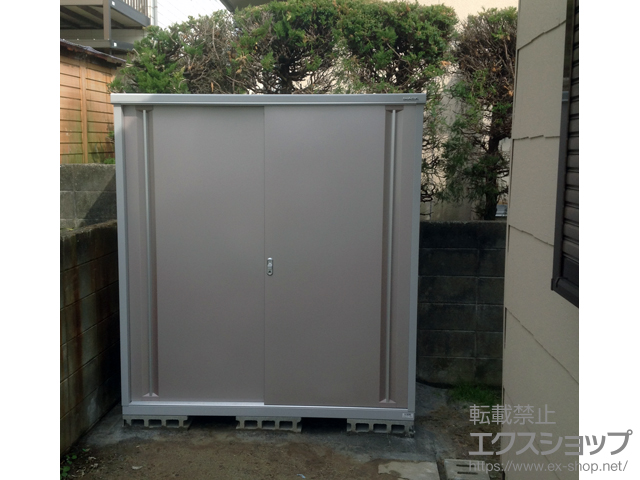 福岡県糸島市のの物置・屋外倉庫 シンプリー 一般型（MJX-179E-P-AR） 施工例