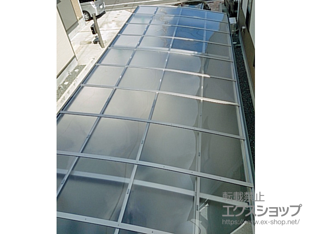 大阪府枚方市ののカーポート レイナポートグラン 延長　積雪〜20cm対応 施工例