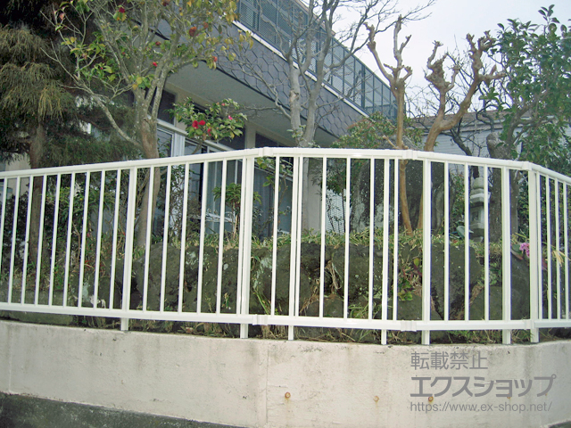 神奈川県三浦郡葉山町ののフェンス・柵 ミエッタフェンス 自由柱施工 施工例